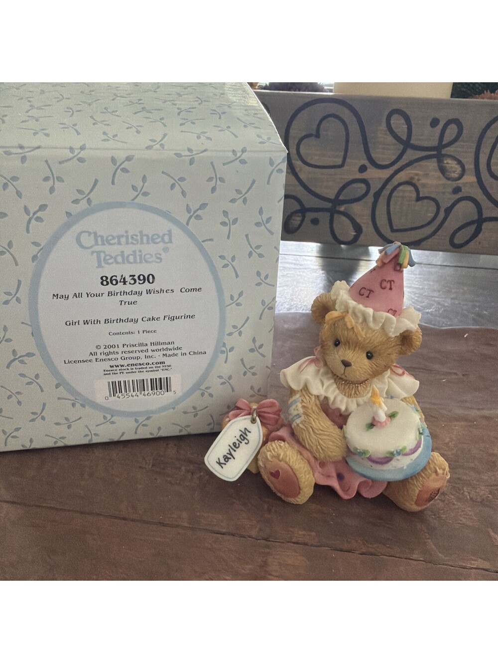 Cherished Teddies 864390 May All Your Birthday Wishes Come True Girl Figurine